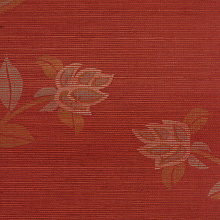 Красные натуральные обои для стен Cosca Gold Арабеско Роза 0,91x5,5